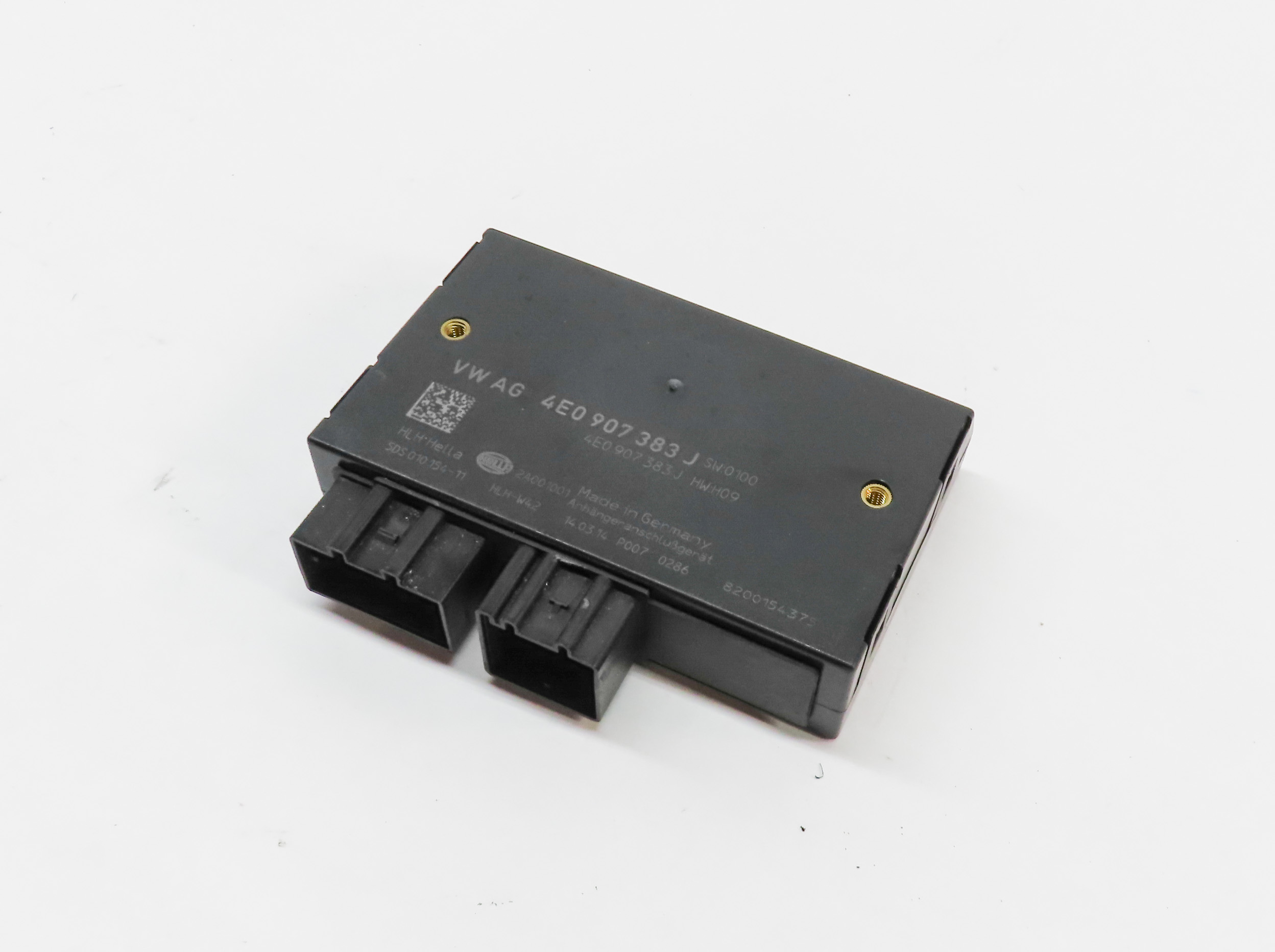 2007-2015 AUDI Q7 (4L) TRAILER HITCH TOW TOWING CONTROL MODULE — exact item pictured